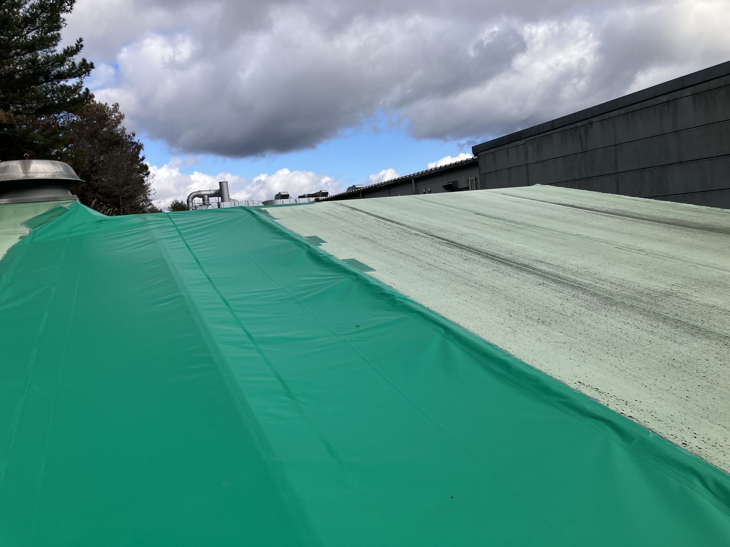 テント倉庫補修工事