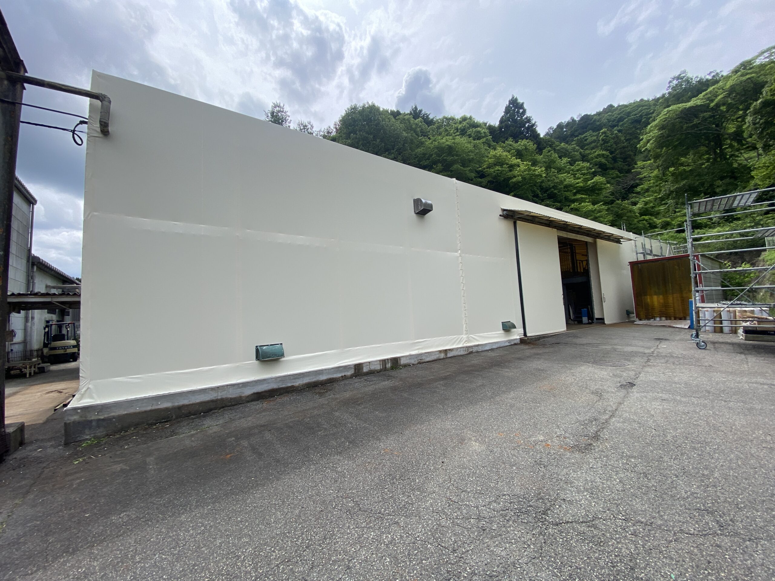 テント倉庫張替工事